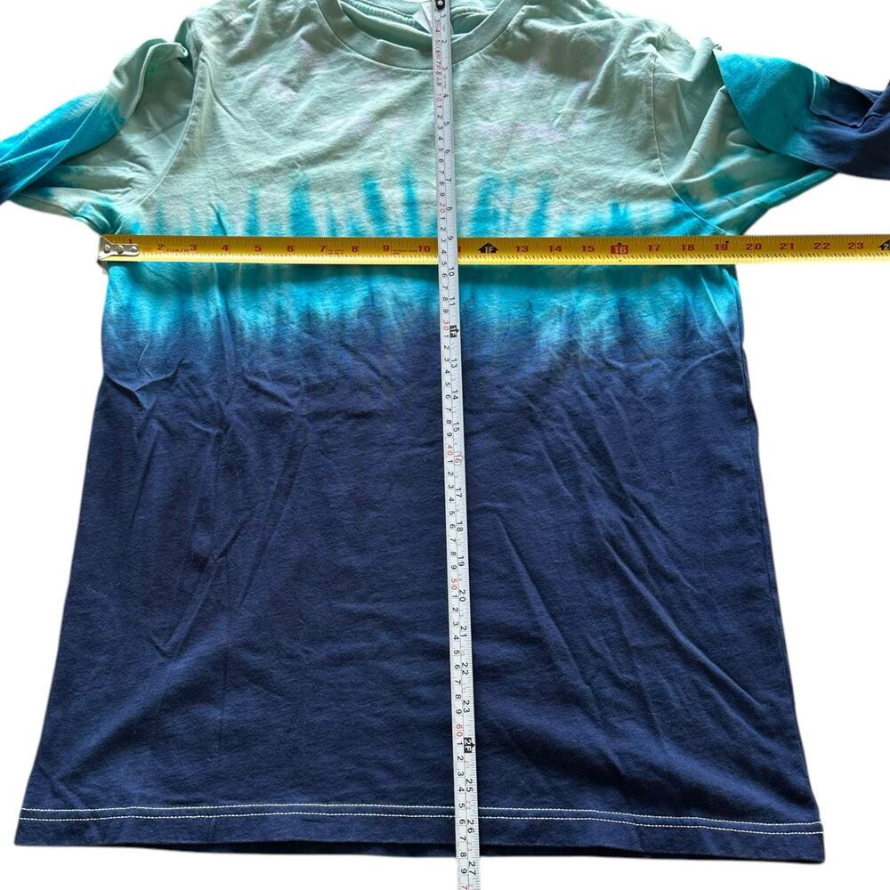 Mens Large Brand New Handmade Tie Dye Long Sleeve Shirt Hippy Retro Festival - Picture 2 of 6